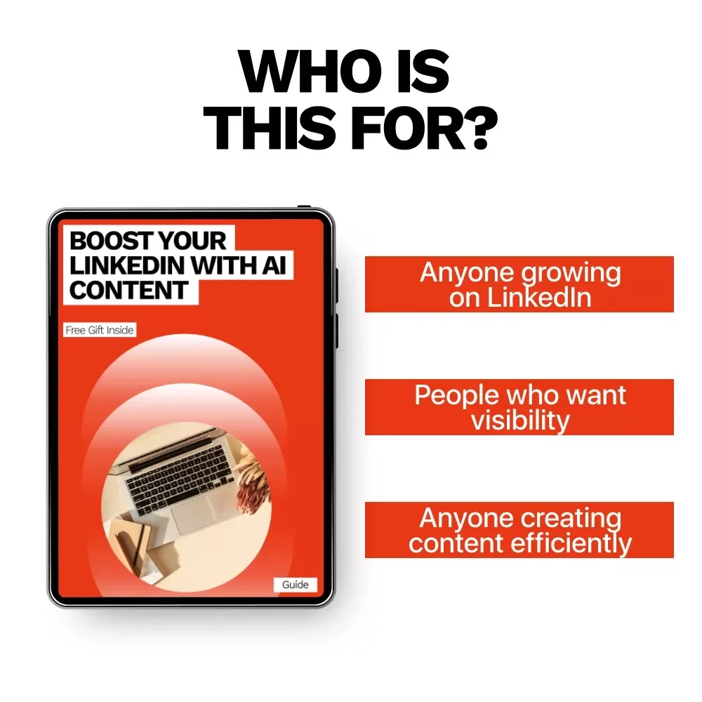 Boost Your LinkedIn with AI Content | Practical Guide to ai for writing linkedin posts, Personal Branding, Professional Growth, Digital Download