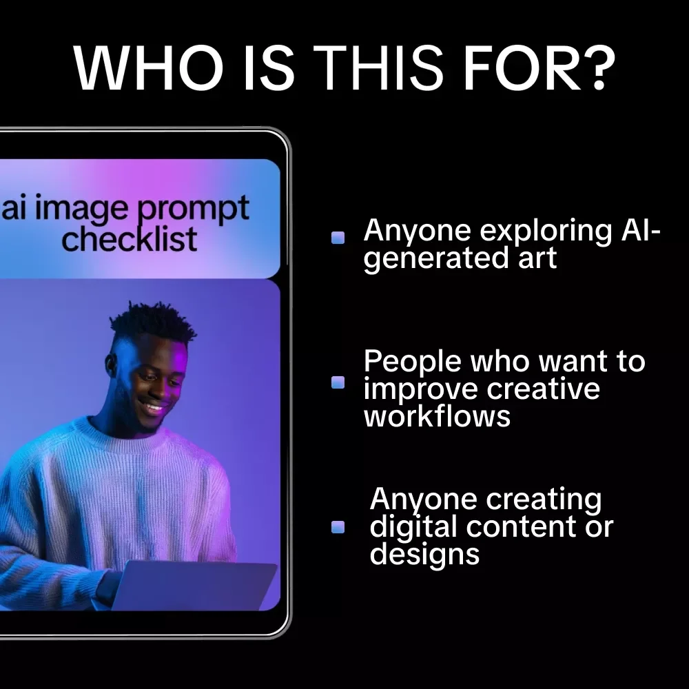 AI Image Prompt Checklist – Ultimate AI Image Prompt Cheat Sheet for Creators & Designers