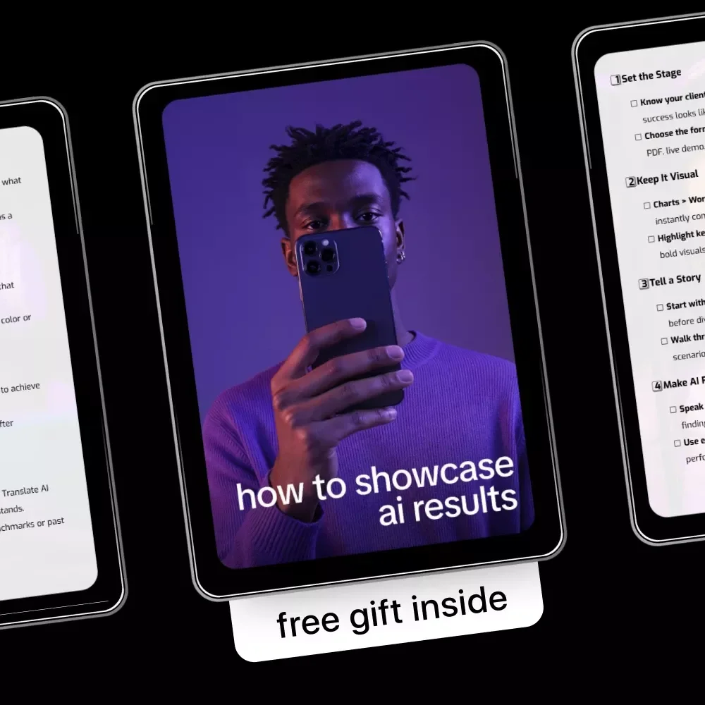 How to Showcase AI Results Checklist for Clients, Agencies & Consultants – A Simple, Visual Guide