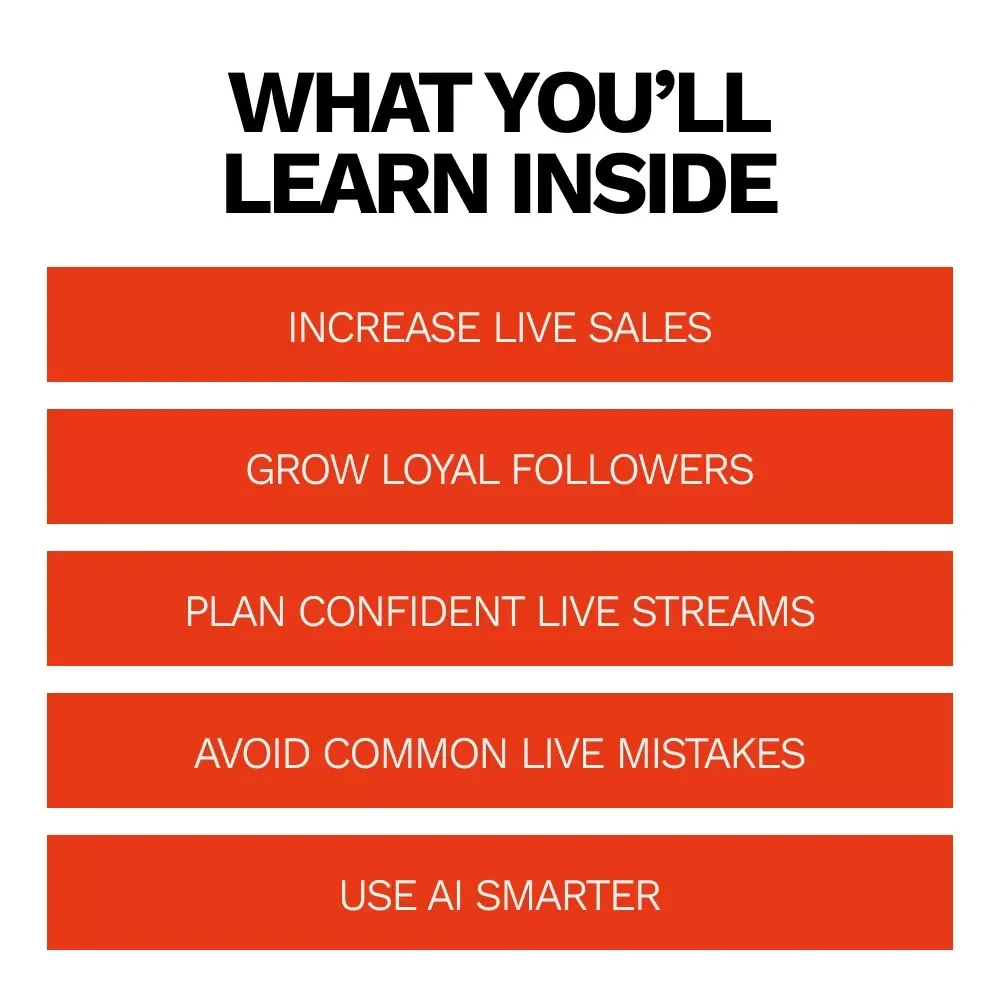Small Business Owner’s Guide to Boost Sales and Engagement | TikTok Live Strategy Guide for tiktok live for small business