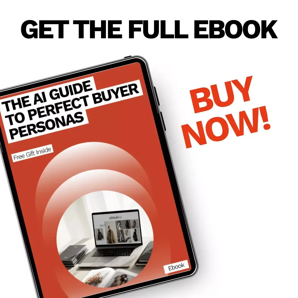 The AI Guide to Perfect Buyer Personas | Smart Marketing Ebook Using AI for Creating Buyer Personas | Digital Download