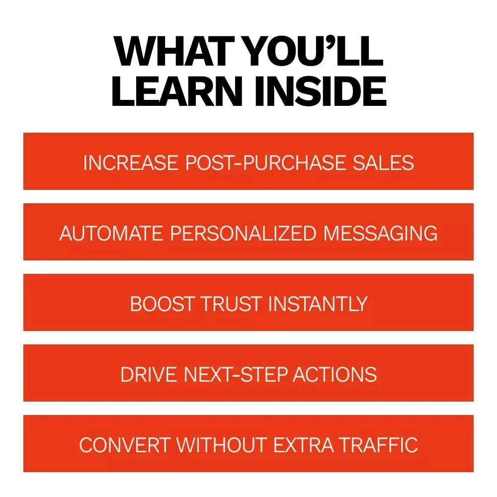 Boost Sales with AI Thank You Pages | Smart Checklist for ai for writing thank you page copy, Ecommerce Conversions & Post-Purchase Upsells
