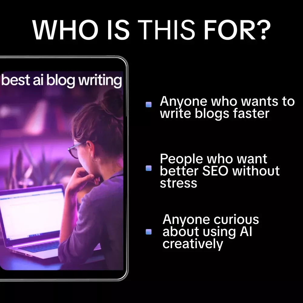 Best AI Blog Writing – Digital Guide for AI Blog Writing, SEO Content Creation, Blogging Workflow, AI Writing Tools, Content Marketing Download