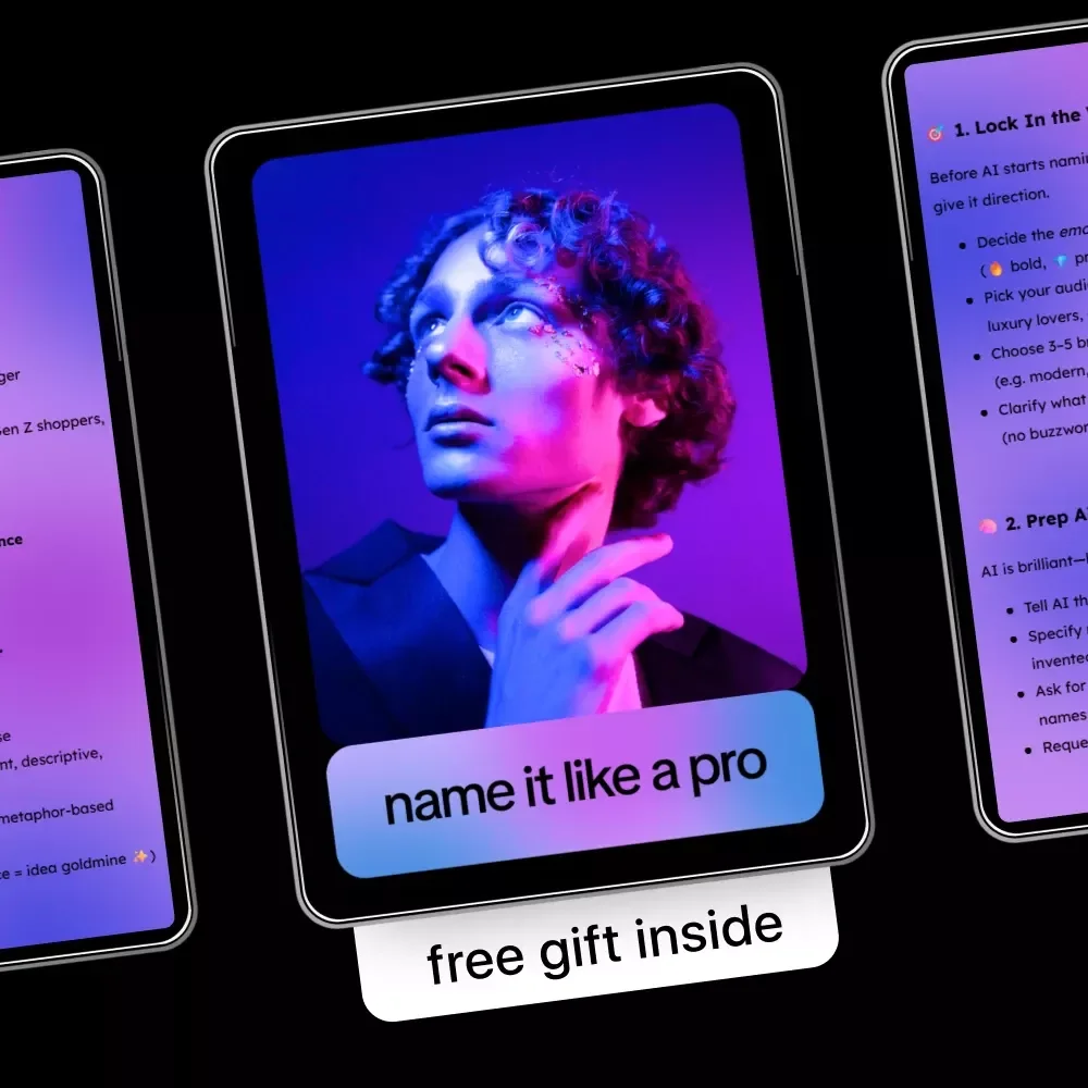 Name It Like a Pro | AI for Generating Product Names Guide, Brand Naming Workbook, Digital Download for Creators & Shop Owners