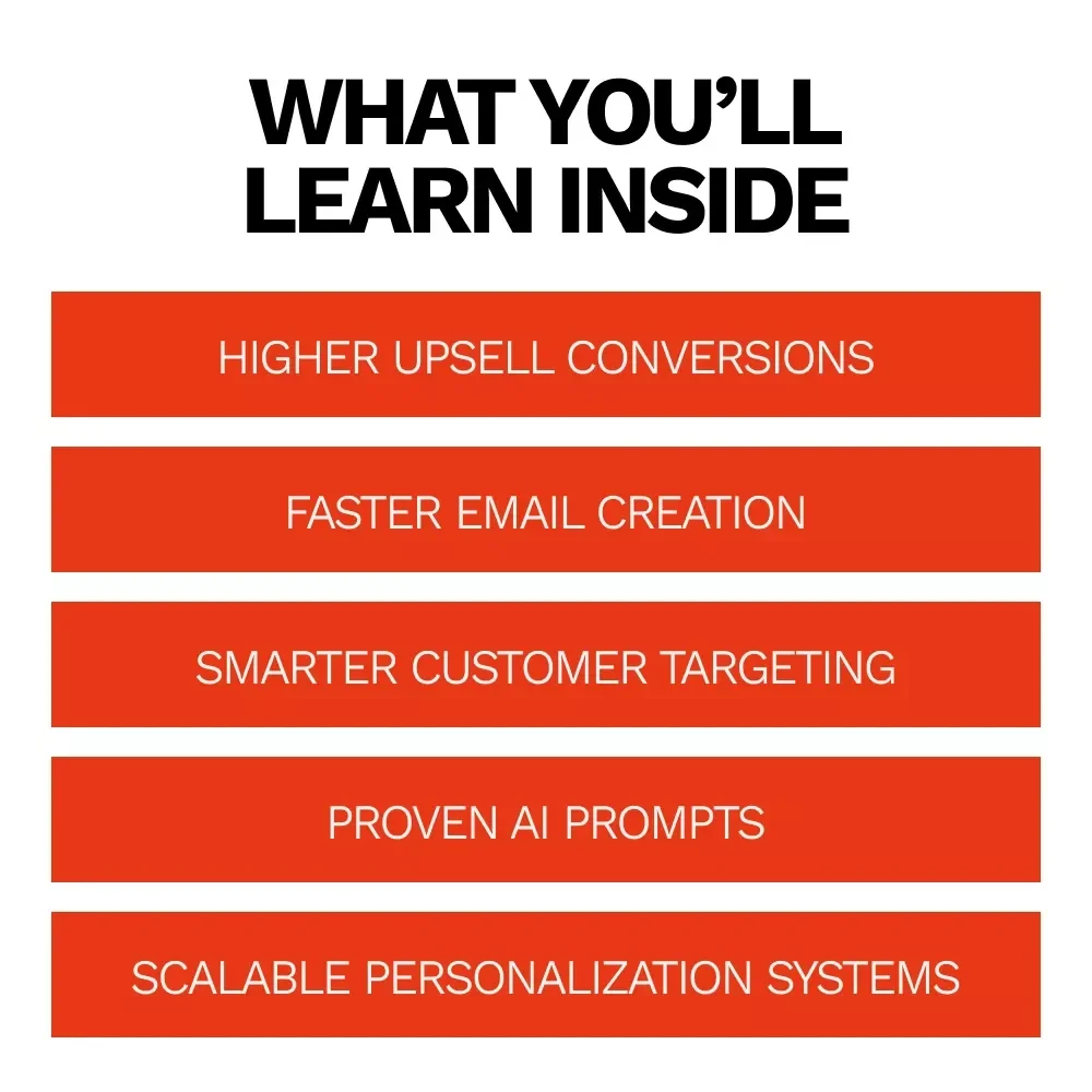 Maximize Sales with AI-Powered Email Sequences – Ebook Guide to ai for generating upsell email sequences for Online Businesses & Marketers