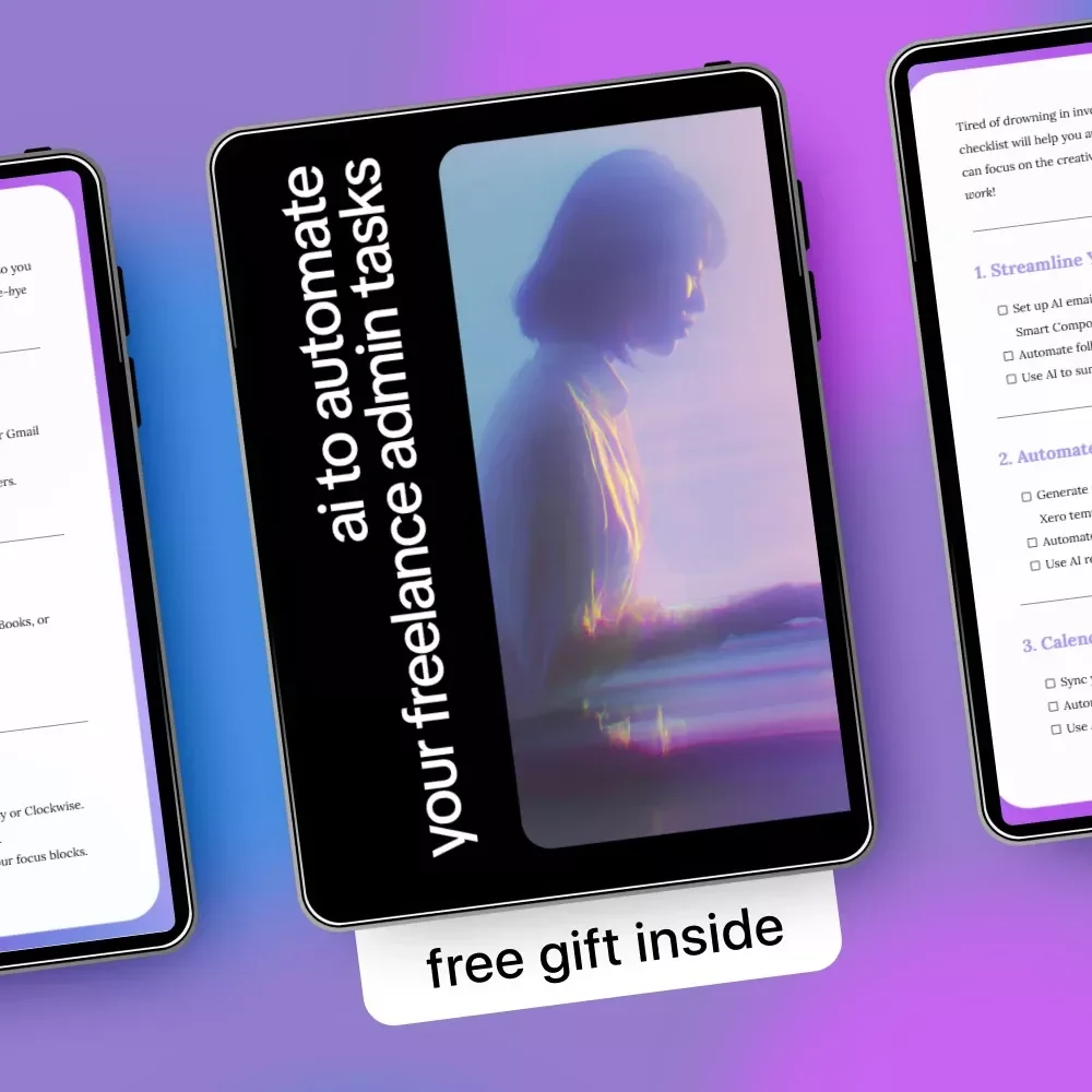Ai To Automate Your Freelance Admin Tasks | Simple Checklist to Use ai to automate your freelance admin tasks, Save Time, Reduce Busywork & Run Your Freelance Business Smarter