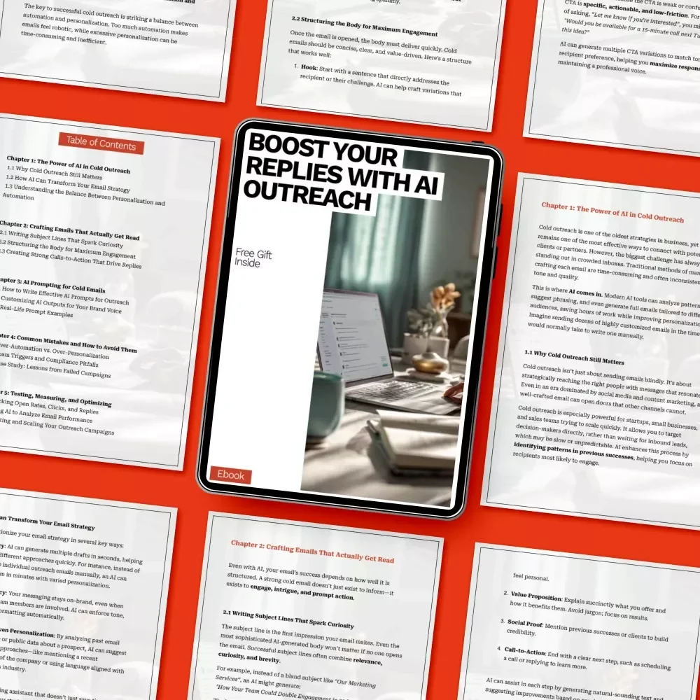 Boost Your Replies with AI Outreach | Ebook Guide on ai for writing cold outreach emails, Smarter Cold Email Strategy, Higher Response Rates