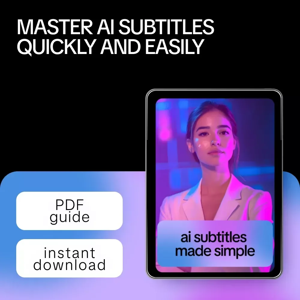 AI Subtitles Made Simple: Ultimate Guide to Using AI to Add Subtitles to Video