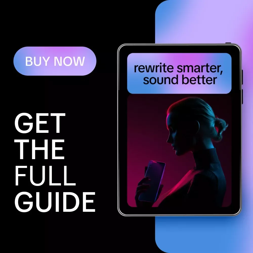 Rewrite Smarter, Sound Better – AI Paraphrase Tool Guide for Content Rewriting, Prompt Examples, SEO-Friendly Writing & Clear Human-Sounding Copy