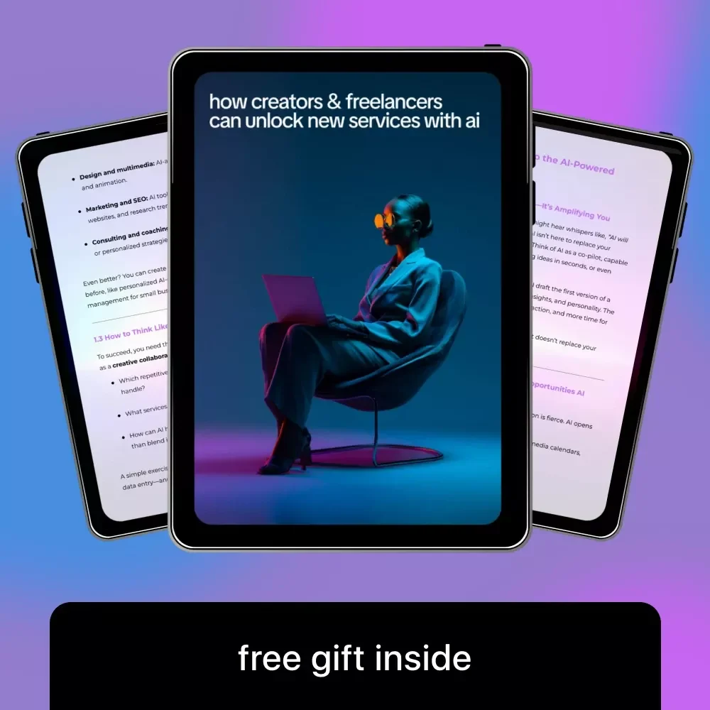How Creators & Freelancers Can Unlock New Services with AI | AI to Offer New Services with AI Assistance | Freelance Digital Guide for Creators, Service Providers & Online Entrepreneurs