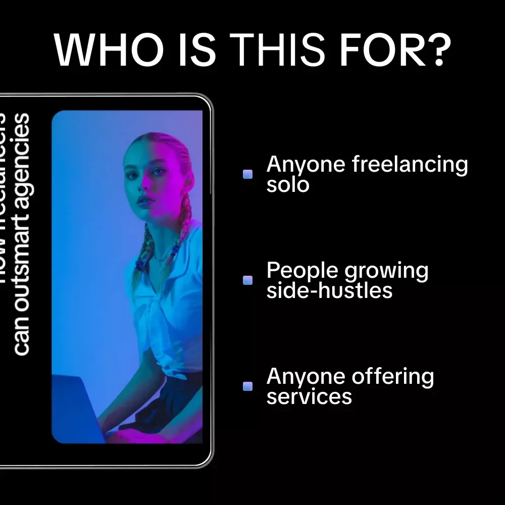 AI-Powered Solo: How Freelancers Can Outsmart Agencies – Freelance Guide for Using AI to Compete with Agencies as a Solo | Digital Download | Work Smarter with AI as a Solo Freelancer