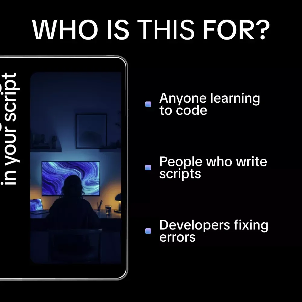 AI for Finding Bugs in Your Script – Practical Debugging eBook | Smart AI-Powered Coding Guide | ai for finding bugs in your script