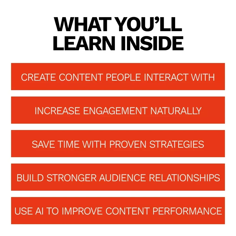 Social Media Engagement That Works – Digital Guide for Social Media Marketing, Content Strategy, Audience Growth & AI-Powered Engagement