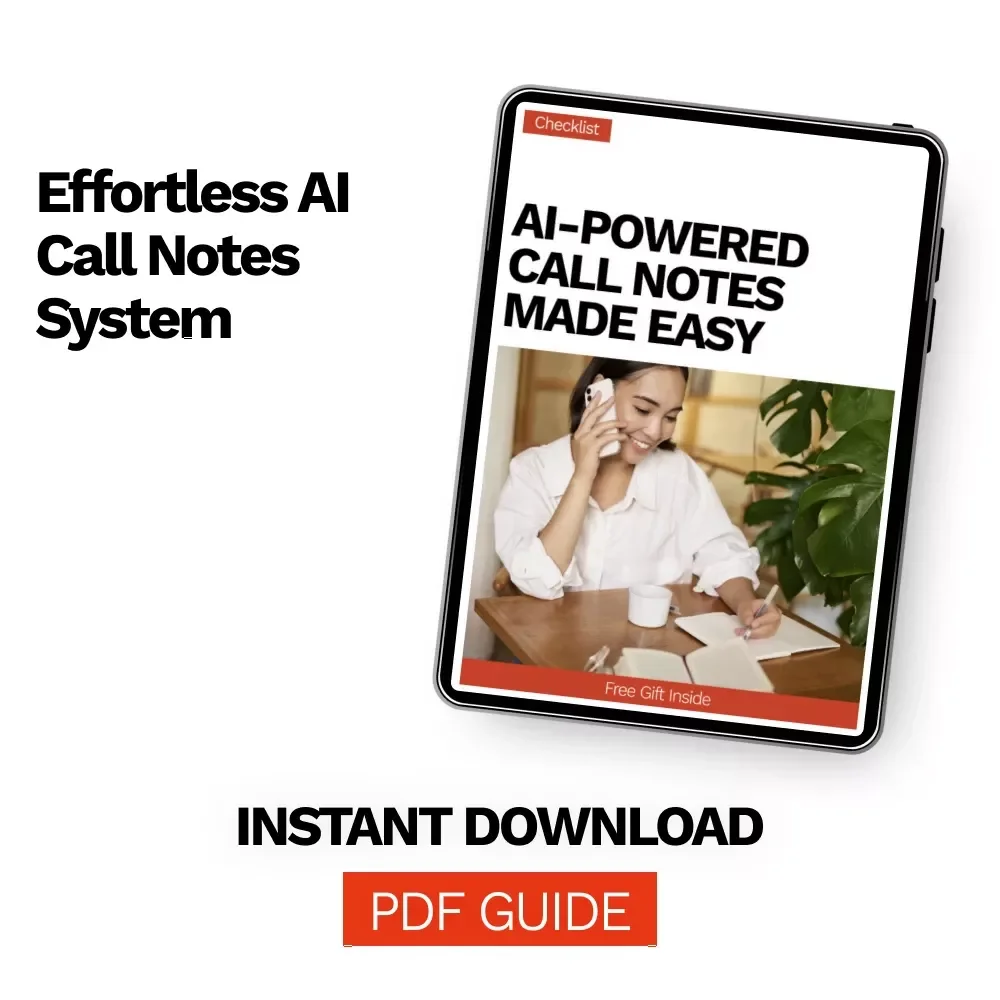AI-Powered Call Notes Made Easy | Smart Checklist for ai for transcribing client calls, Client Call Transcription & Actionable Insights