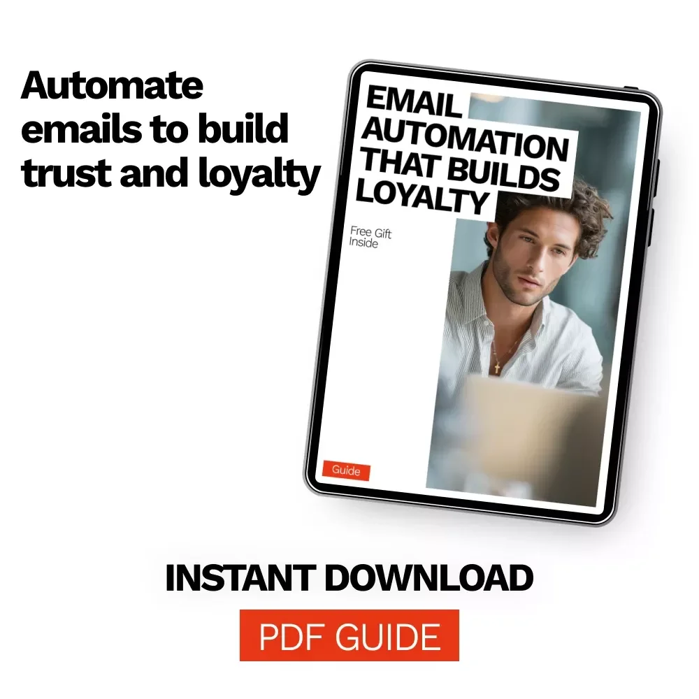 Email Automation That Builds Loyalty – Email Marketing Guide for Small Business, Customer Follow-Up Emails, AI Email Automation eBook, Digital Download