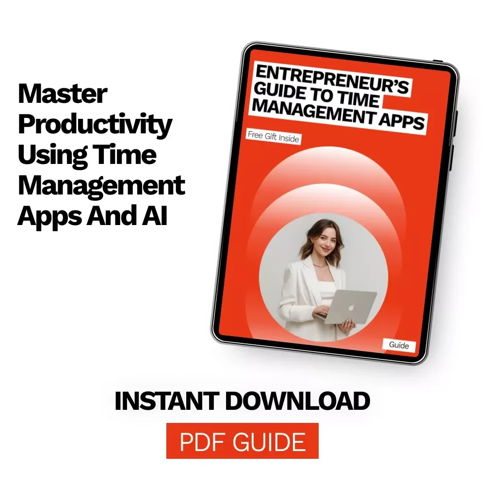 Entrepreneur’s Guide to Time Management Apps | Productivity Guide for Busy Founders, Digital Download, Time Management Apps for Entrepreneurs