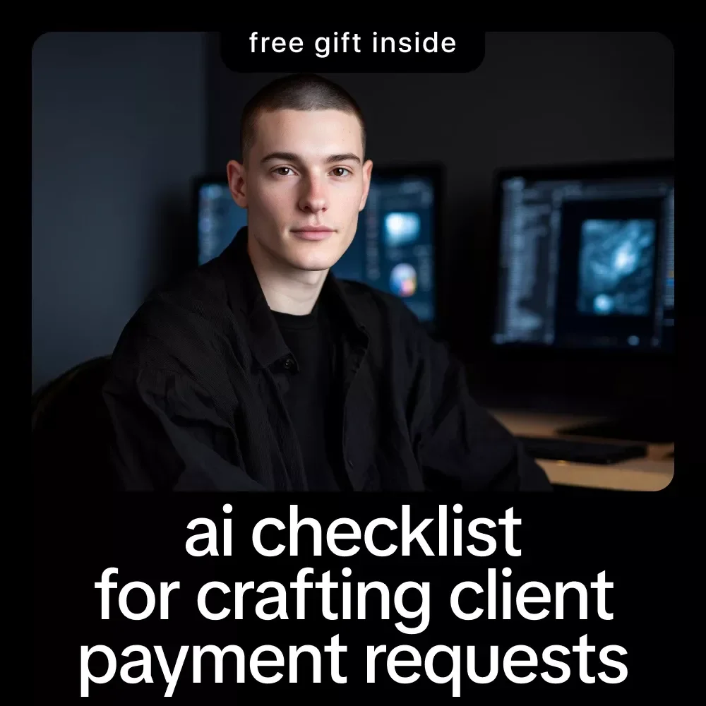 AI Checklist for Crafting Client Payment Requests – Digital Guide & Checklist for AI Help for Crafting Payment Request Messages