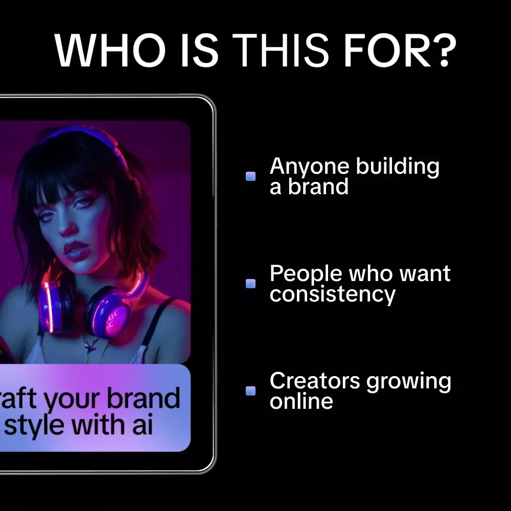 Craft Your Brand Style with AI | How to Build Style Guides with AI eBook for Creators, Coaches & Digital Brands