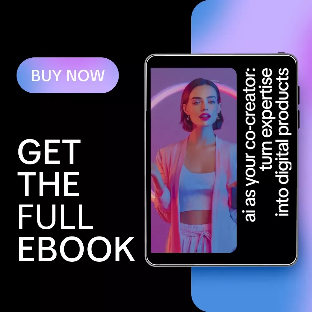 AI as Your Co-Creator: Turn Expertise Into Digital Products | eBook Guide on Using AI to Create Digital Products From Your Expertise, Online Income, Passive Revenue, Digital Downloads