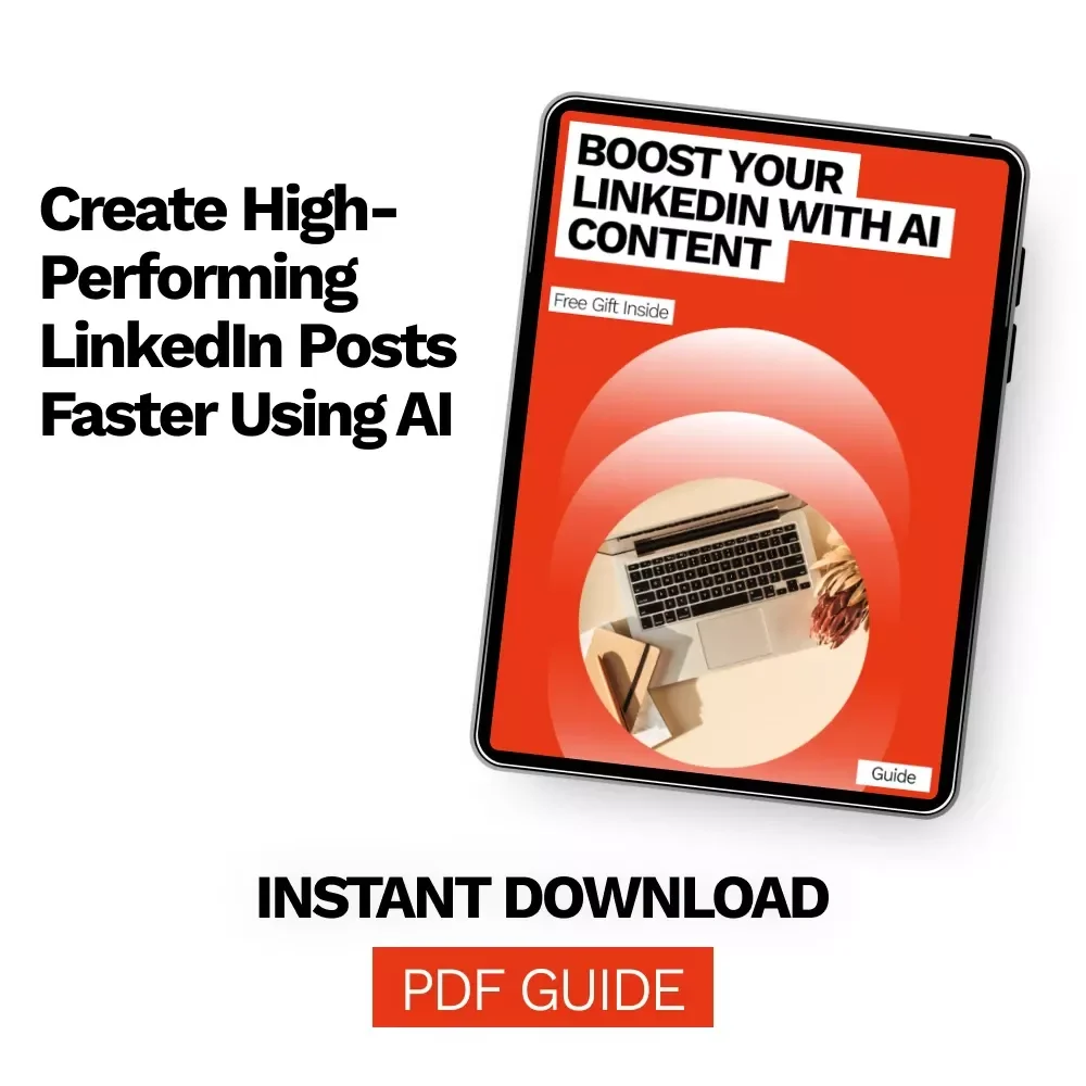 Boost Your LinkedIn with AI Content | Practical Guide to ai for writing linkedin posts, Personal Branding, Professional Growth, Digital Download