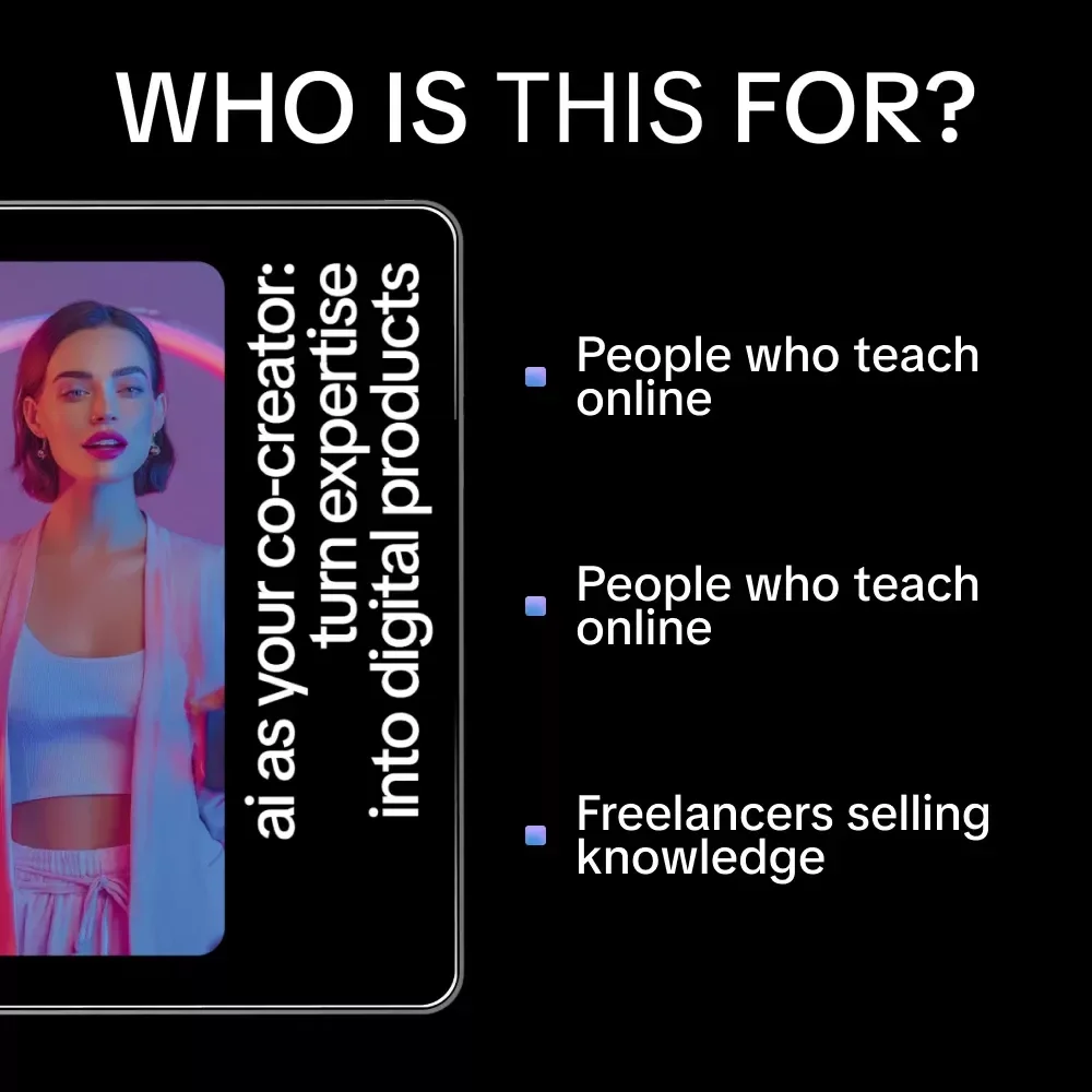 AI as Your Co-Creator: Turn Expertise Into Digital Products | eBook Guide on Using AI to Create Digital Products From Your Expertise, Online Income, Passive Revenue, Digital Downloads