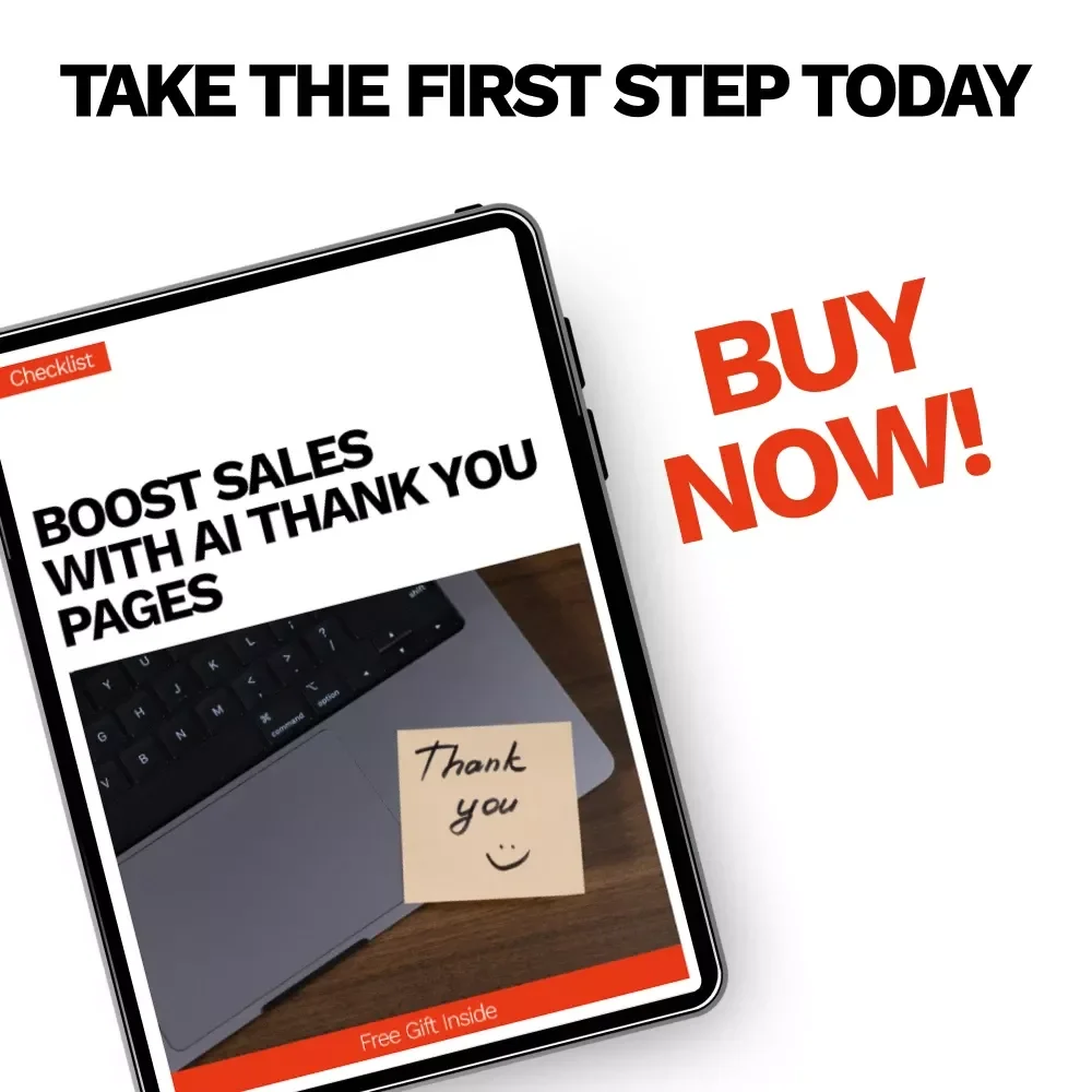 Boost Sales with AI Thank You Pages | Smart Checklist for ai for writing thank you page copy, Ecommerce Conversions & Post-Purchase Upsells