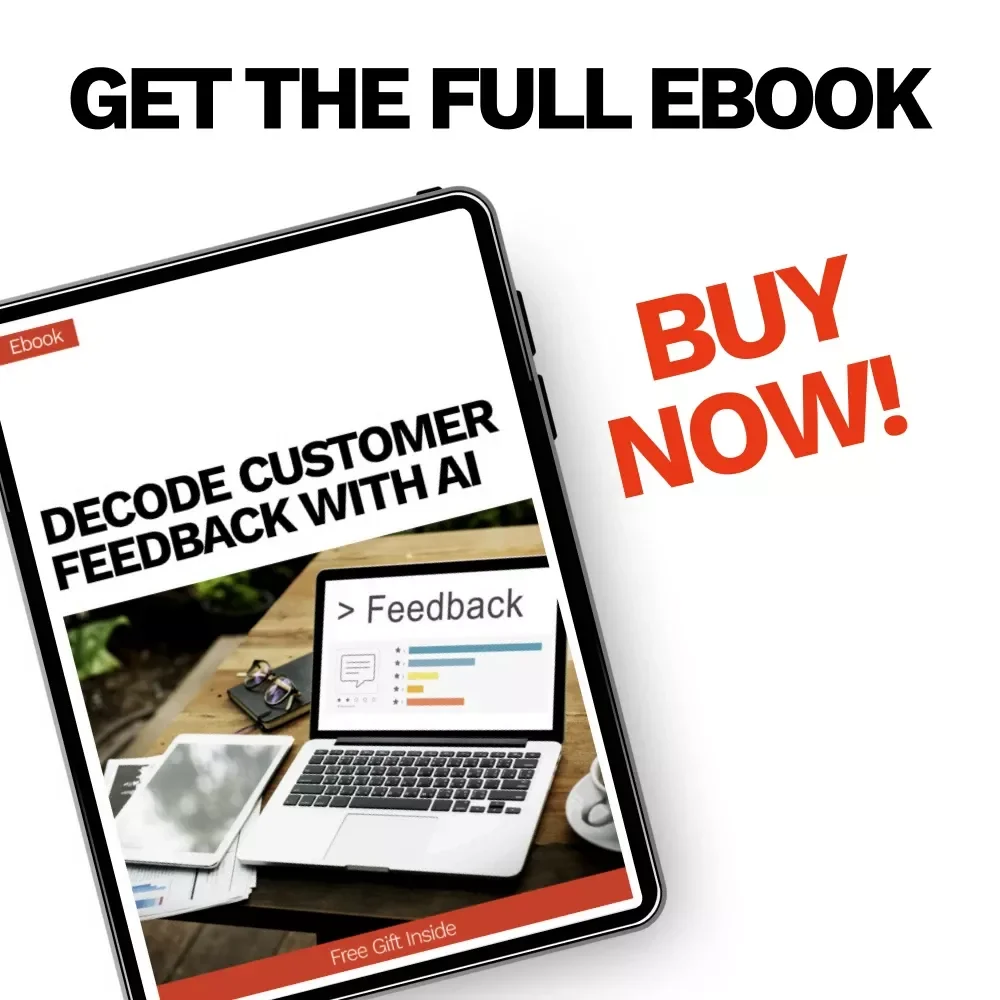 Decode Customer Feedback with AI | Practical Ebook Guide for ai for analyzing customer feedback, NLP Insights & Smarter Business Decisions
