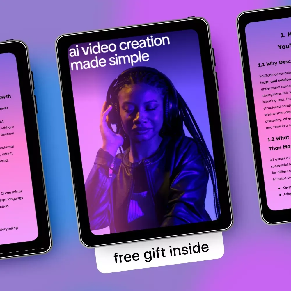 Write YouTube Descriptions That Click: AI for Writing YouTube Descriptions eBook Guide