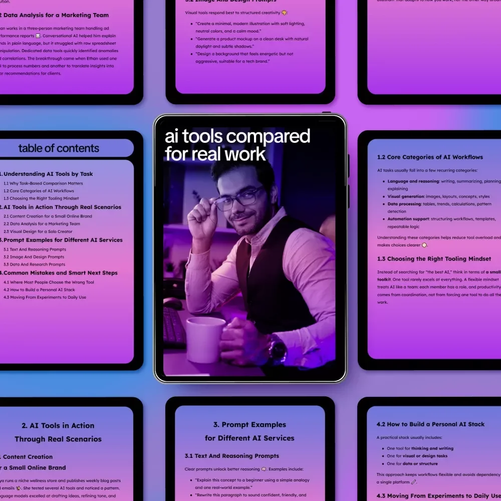 AI Tools Compared for Real Work | Practical Guide & Checklist for Smarter AI Tool Comparison for Different Tasks