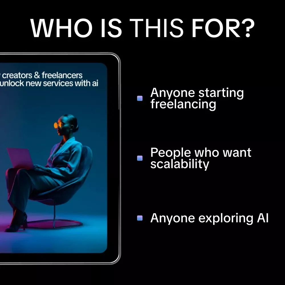 How Creators & Freelancers Can Unlock New Services with AI | AI to Offer New Services with AI Assistance | Freelance Digital Guide for Creators, Service Providers & Online Entrepreneurs