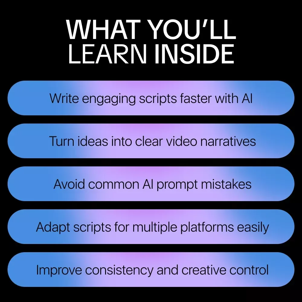 Best Prompts for AI Video Scripts – Ebook Guide for Creators, Marketers & Filmmakers Using the Best Prompts for AI Video Scripts