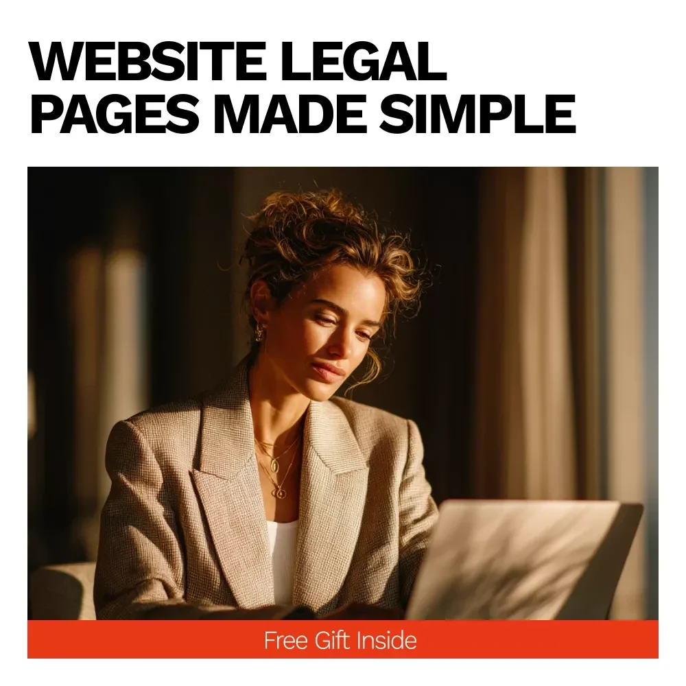 Website Legal Pages Made Simple | Website Legal Pages Templates, Privacy Policy, Terms & Conditions, Cookie Policy, Disclaimer & Refund Policy Guide for Online Businesses