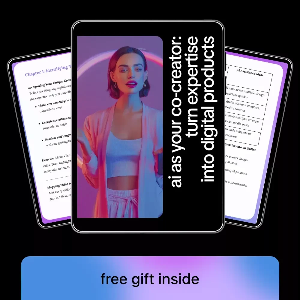 AI as Your Co-Creator: Turn Expertise Into Digital Products | eBook Guide on Using AI to Create Digital Products From Your Expertise, Online Income, Passive Revenue, Digital Downloads