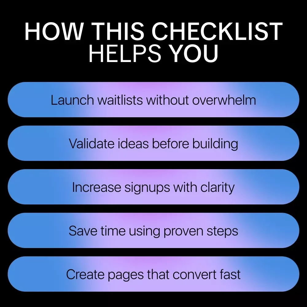 Waitlist, Nailed – A Conversion-Focused Checklist for Using ai to create a waitlist landing page That Actually Sells
