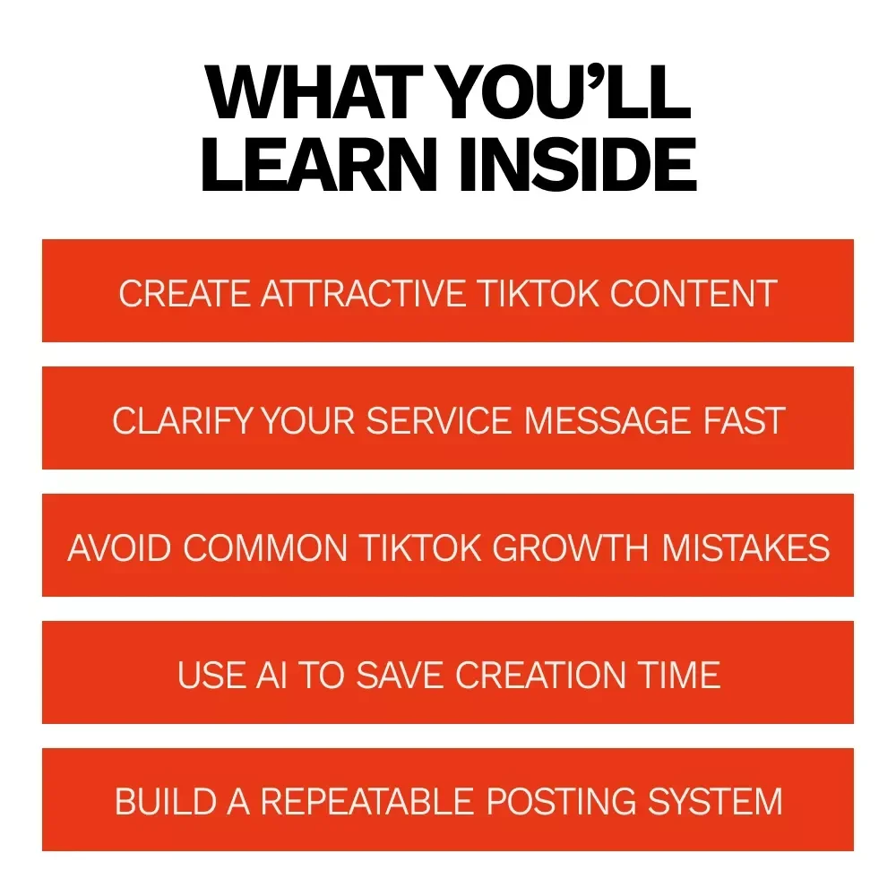 TikTok Growth Strategies for Service-Based Businesses | Digital Guide for Coaches, Consultants & Service Providers | TikTok Marketing eBook Download
