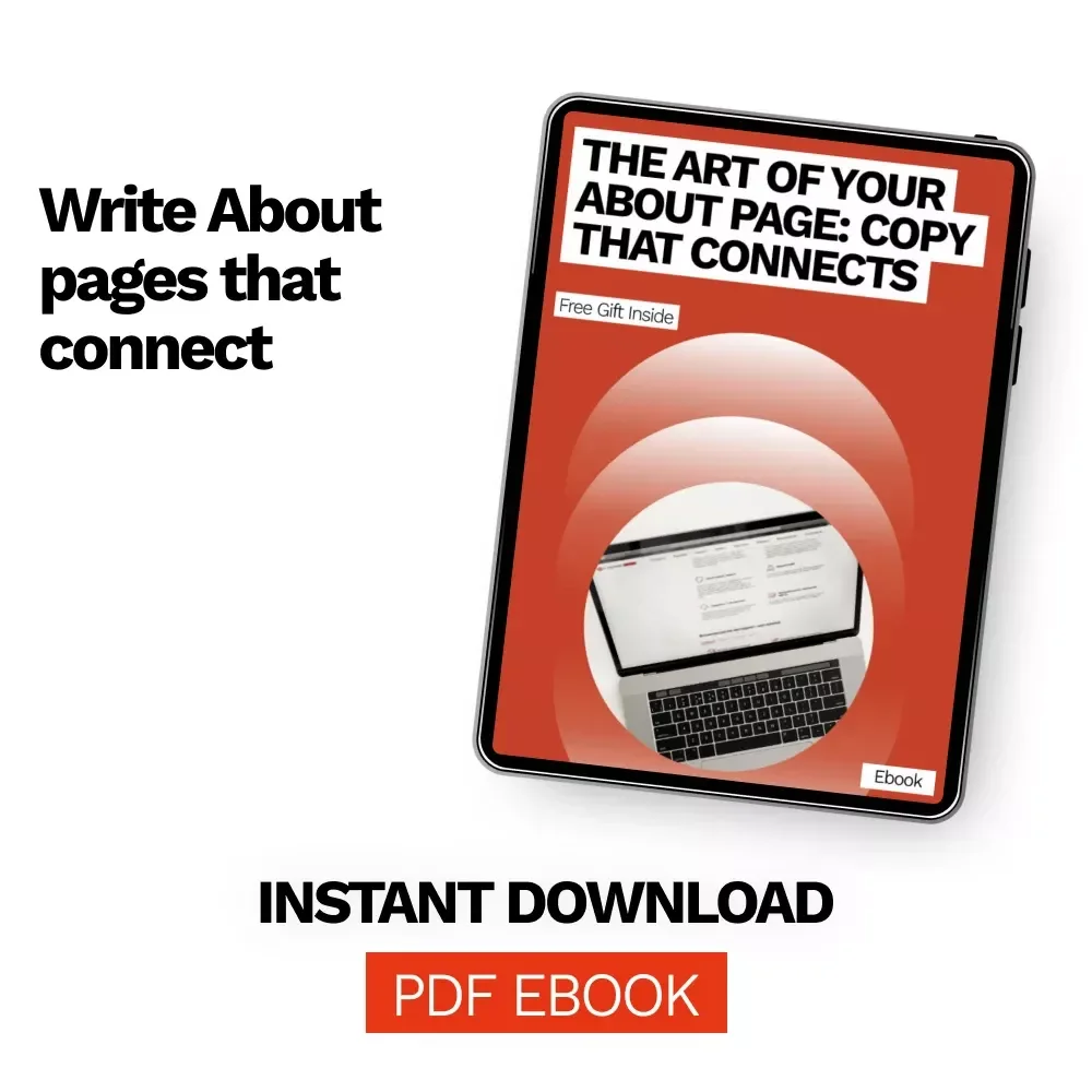 The Art of Your About Page: Copy That Connects | eBook Guide to Copywriting for Your About Page, Brand Storytelling & Voice Development