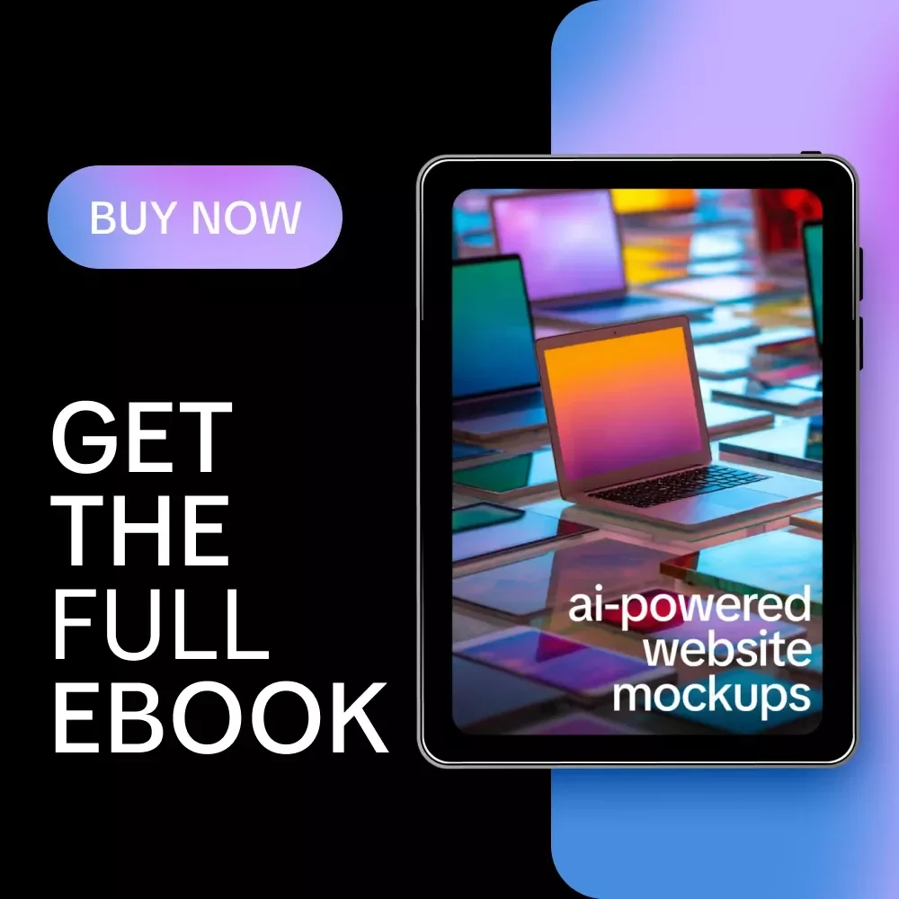 AI-Powered Website Mockups – AI Website Design Guide, UI UX Mockup eBook, Website Wireframe & Layout Generator for Designers & Entrepreneurs
