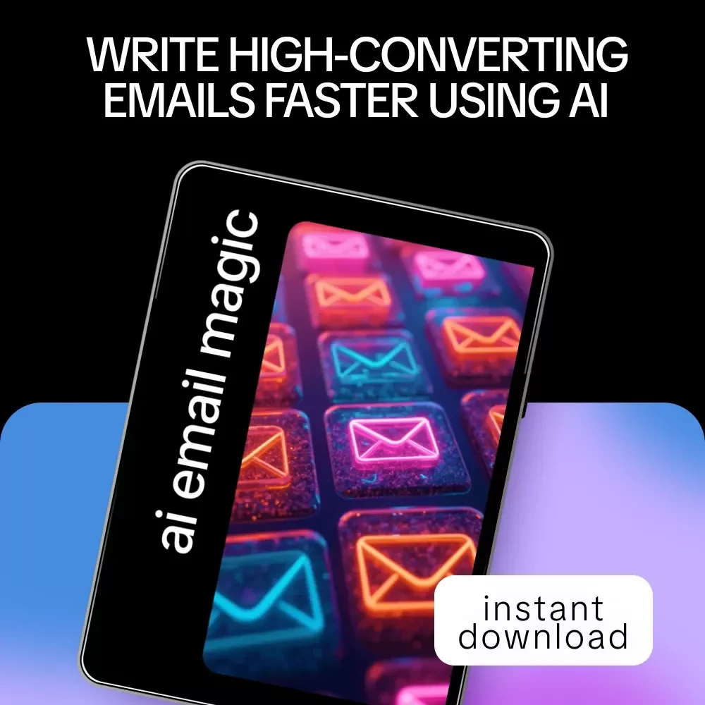 AI Email Magic – AI Email Marketing Guide & Email Copywriting Checklist for High-Converting Campaigns | Digital Download