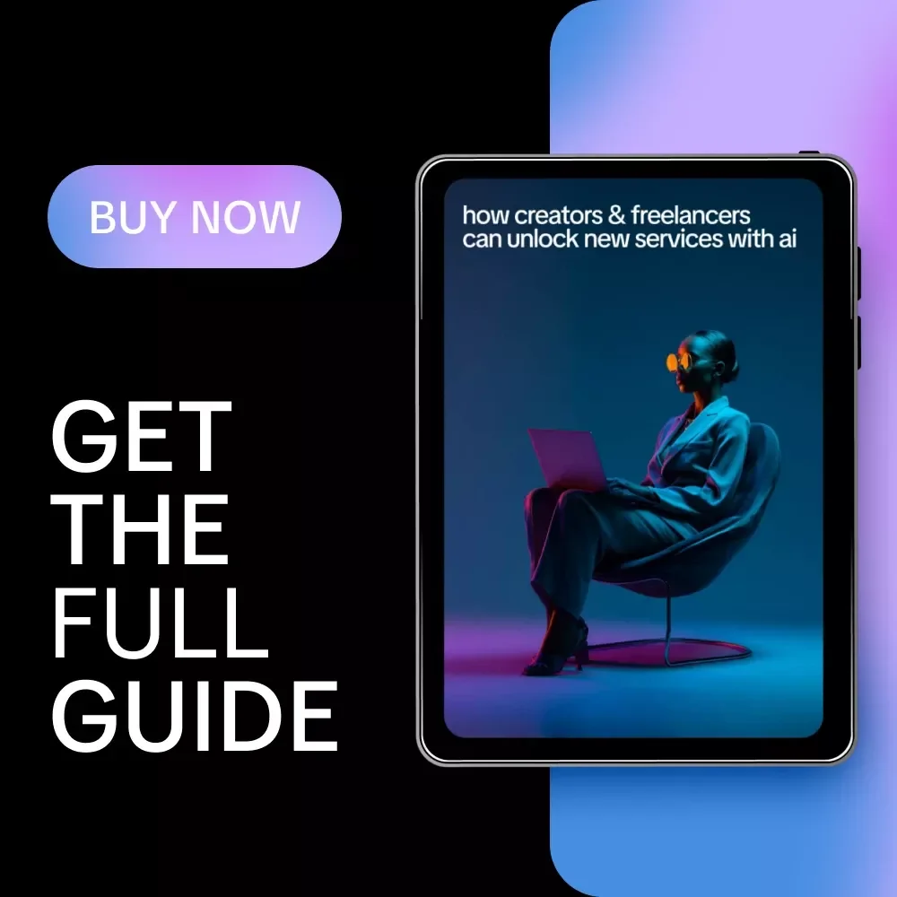 How Creators & Freelancers Can Unlock New Services with AI | AI to Offer New Services with AI Assistance | Freelance Digital Guide for Creators, Service Providers & Online Entrepreneurs