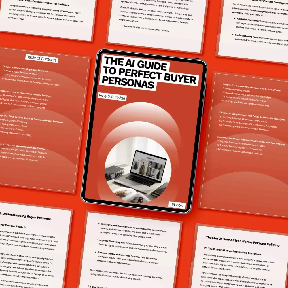 The AI Guide to Perfect Buyer Personas | Smart Marketing Ebook Using AI for Creating Buyer Personas | Digital Download