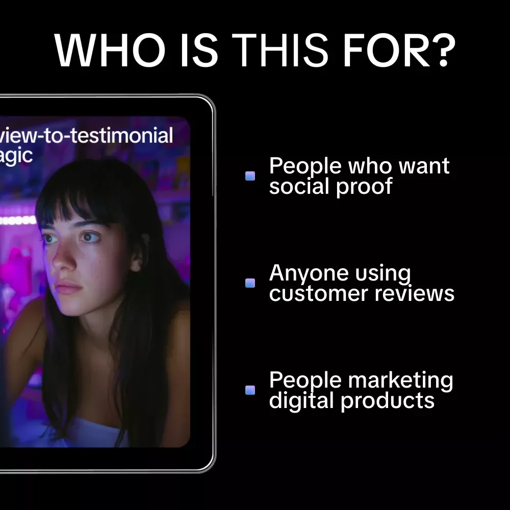 Review-to-Testimonial Magic | Smart Checklist for Using ai to generate testimonials from reviews | Simple System for Turning Customer Feedback into High-Converting Social Proof