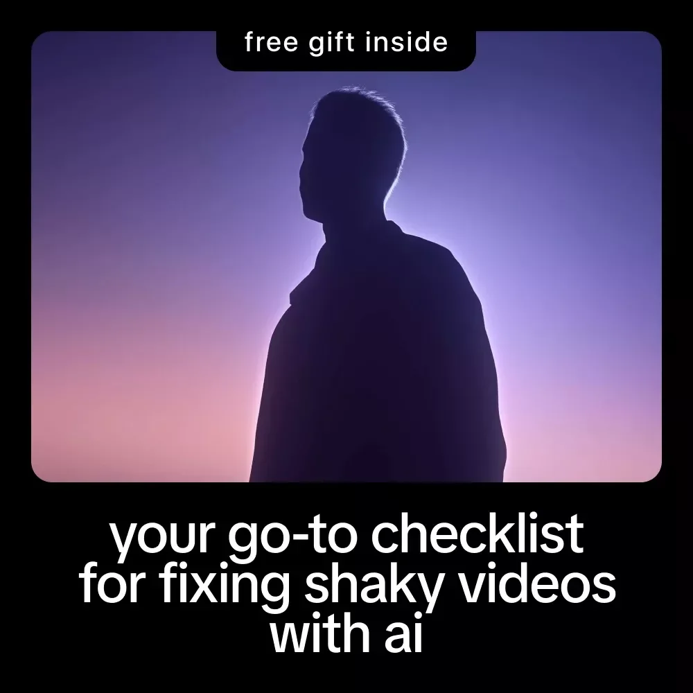 Your Go-To Checklist for Fixing Shaky Videos with AI – Step-by-Step Digital Checklist for Creators, Editors & Beginners | Learn how ai fixes shaky video clips