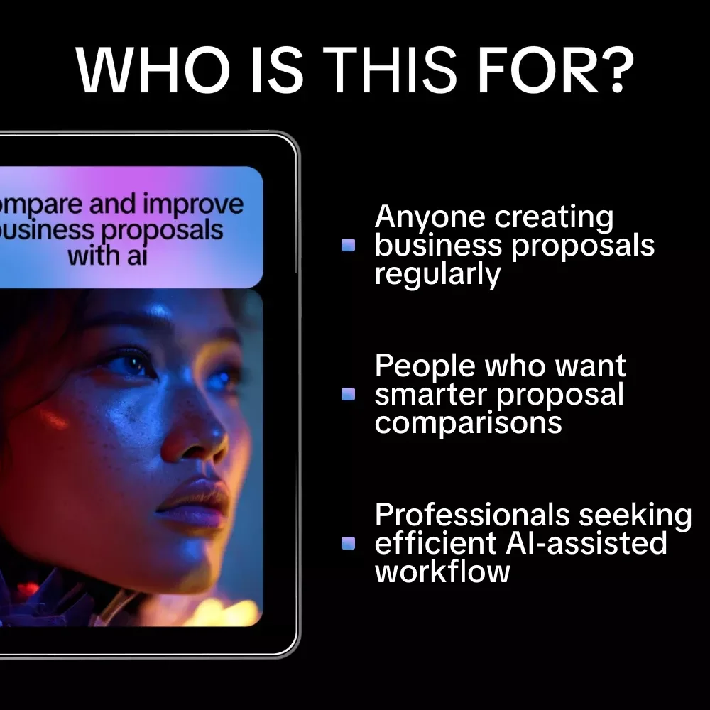 Compare and Improve Business Proposals with AI – eBook Guide on How to Ask AI to Compare Proposal Versions for Smarter, Faster Proposal Optimization