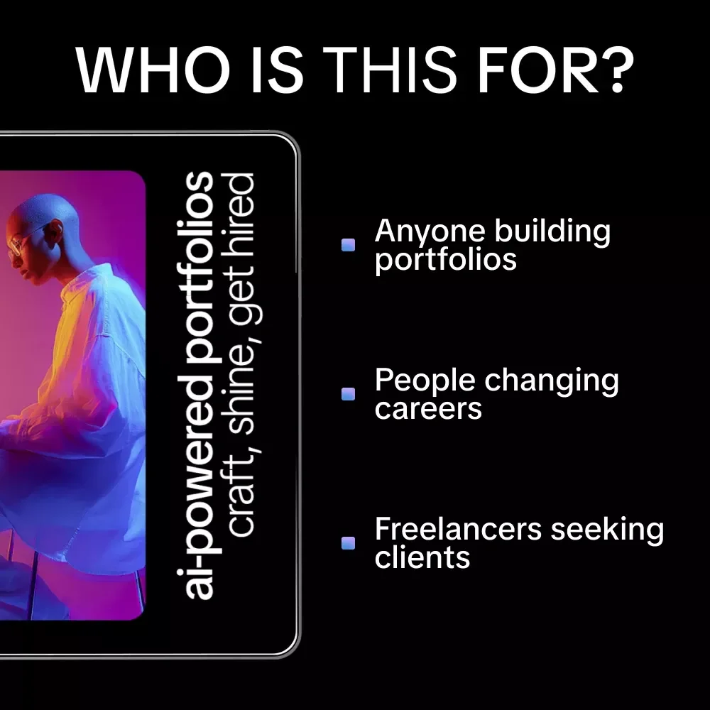AI-Powered Portfolios: Craft, Shine, Get Hired – A Smart Guide to AI for Crafting a Portfolio That Gets Hired | Freelancers & Job Seekers Digital Download