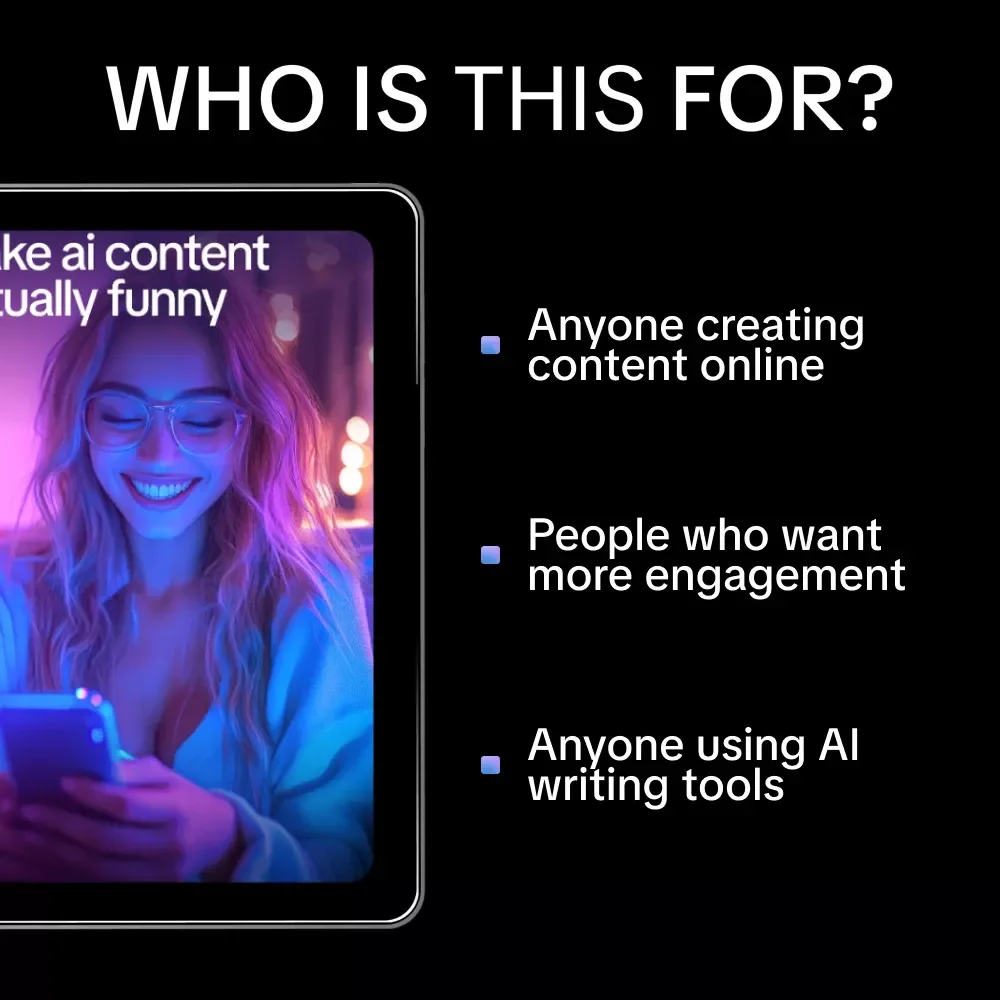 Make AI Content Actually Funny – Ultimate Guide on How to Inject Humor into AI Generated Content, Prompts, Techniques & Real-Life Examples