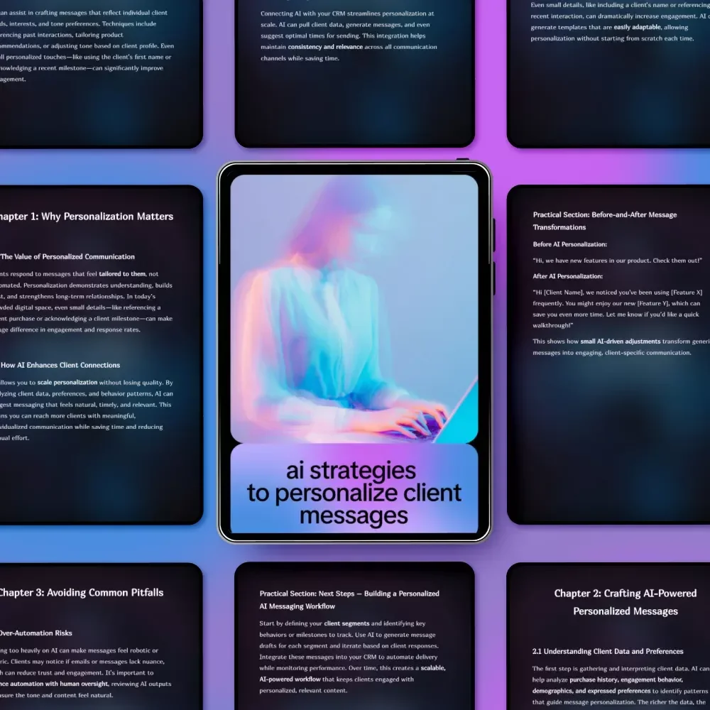 AI Strategies to Personalize Client Messages – Proven AI Ways to Personalize Client Messages Guide