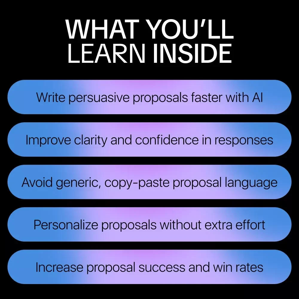 AI-Powered Phrases to Elevate Your Proposal Responses | Proposal Writing Guide, AI Prompt eBook, Digital Download for Winning RFPs