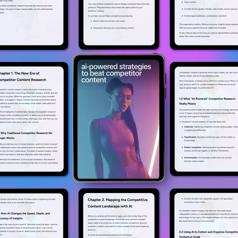 AI-Powered Strategies to Beat Competitor Content | Practical Guide on how to use ai for competitor content research for Smarter Content Wins
