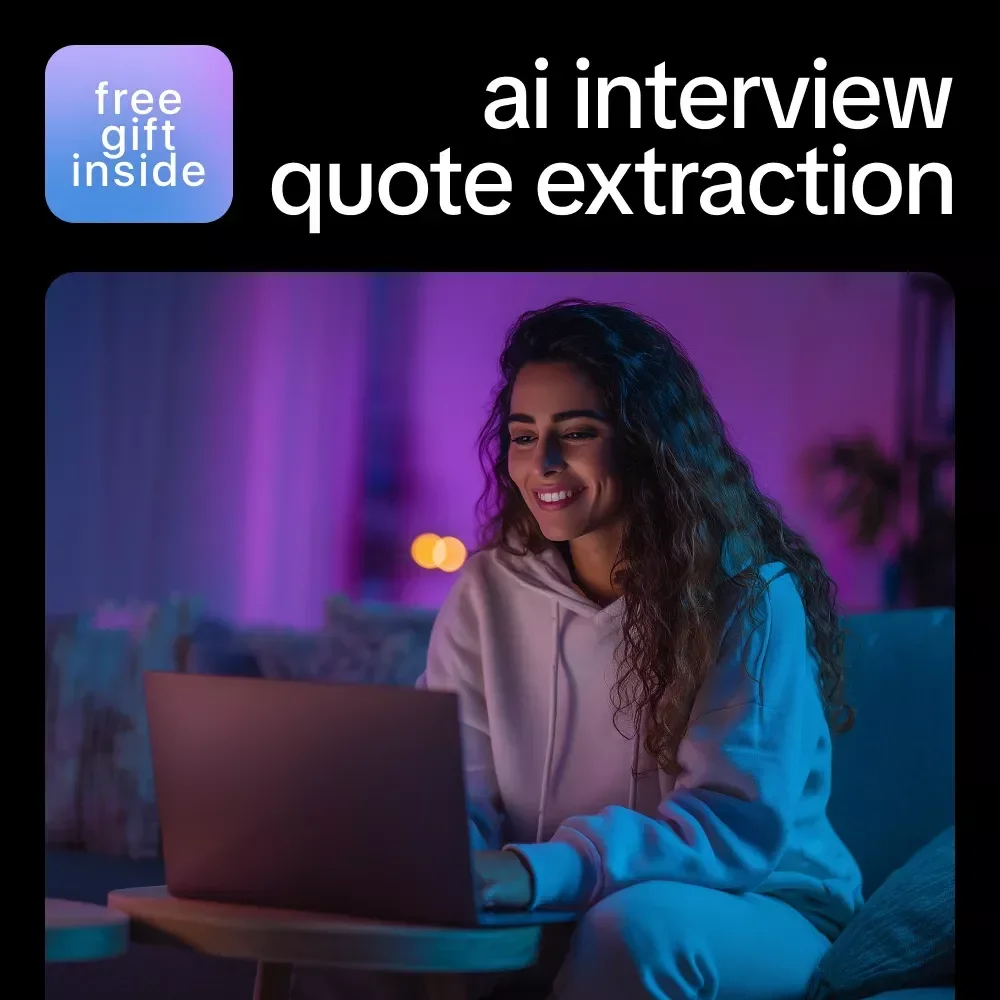 Quote-Perfect: Your AI Interview Extraction Checklist | AI for Pulling Quotes From Interviews for Podcasters, Writers & Creators