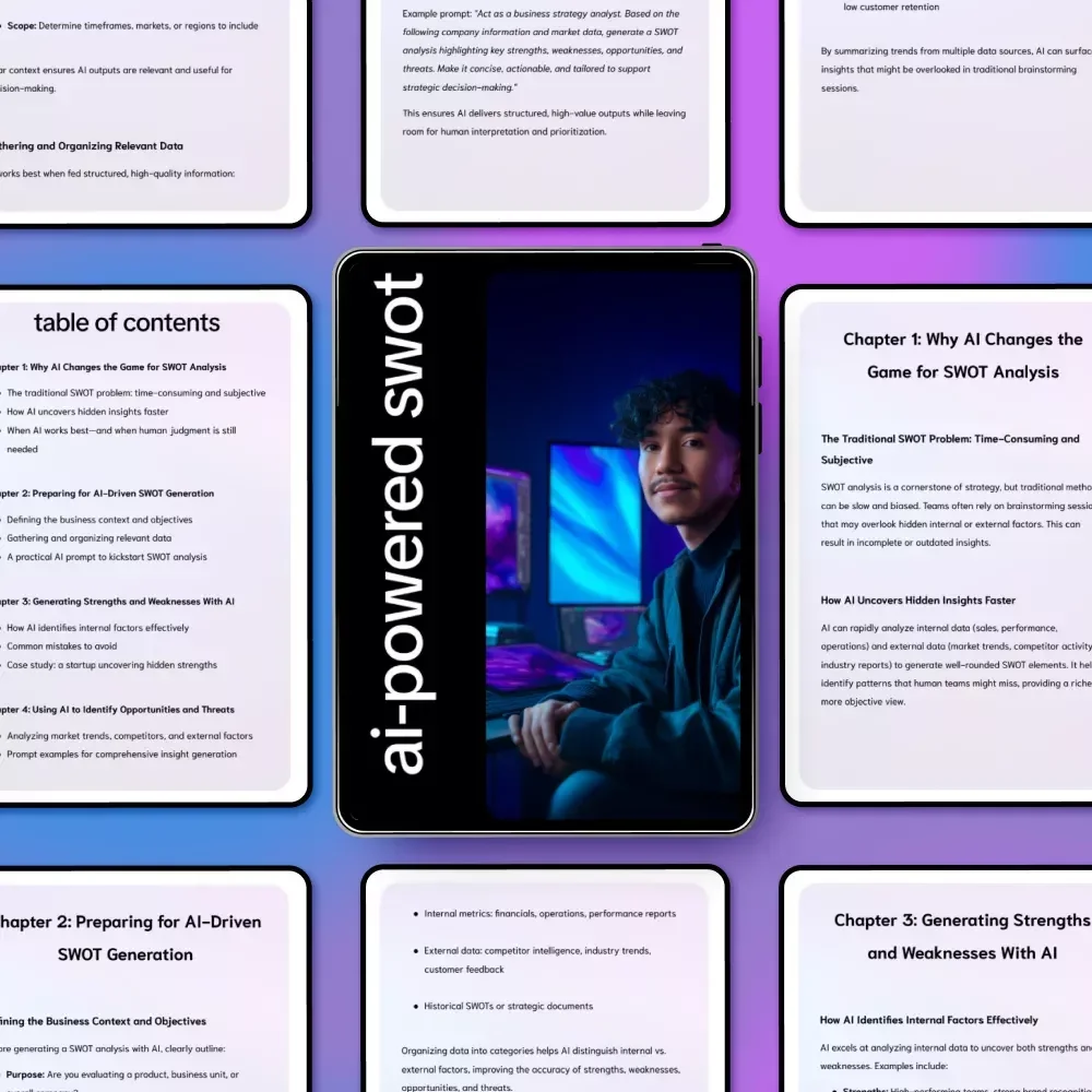 AI-Powered SWOT: Ultimate Guide to AI for SWOT Analysis Generation